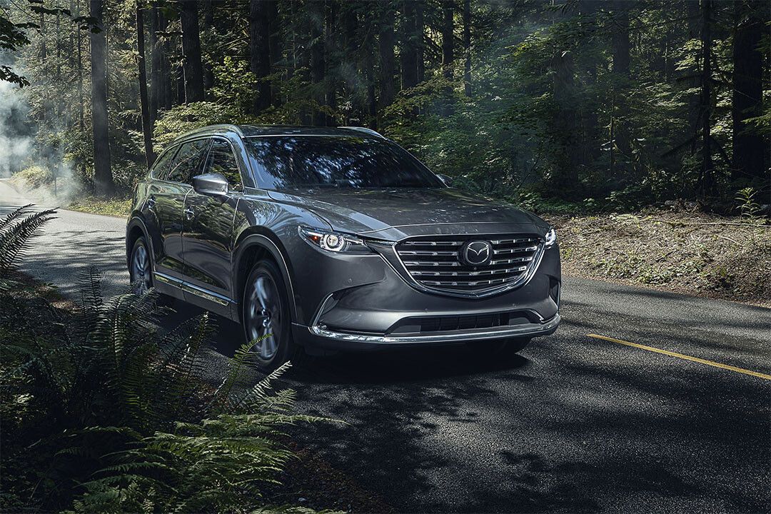 Mazda Cx9 Luxury Suv Forest Road Driving Wall Indoor Decor Jigsaw Puzzle