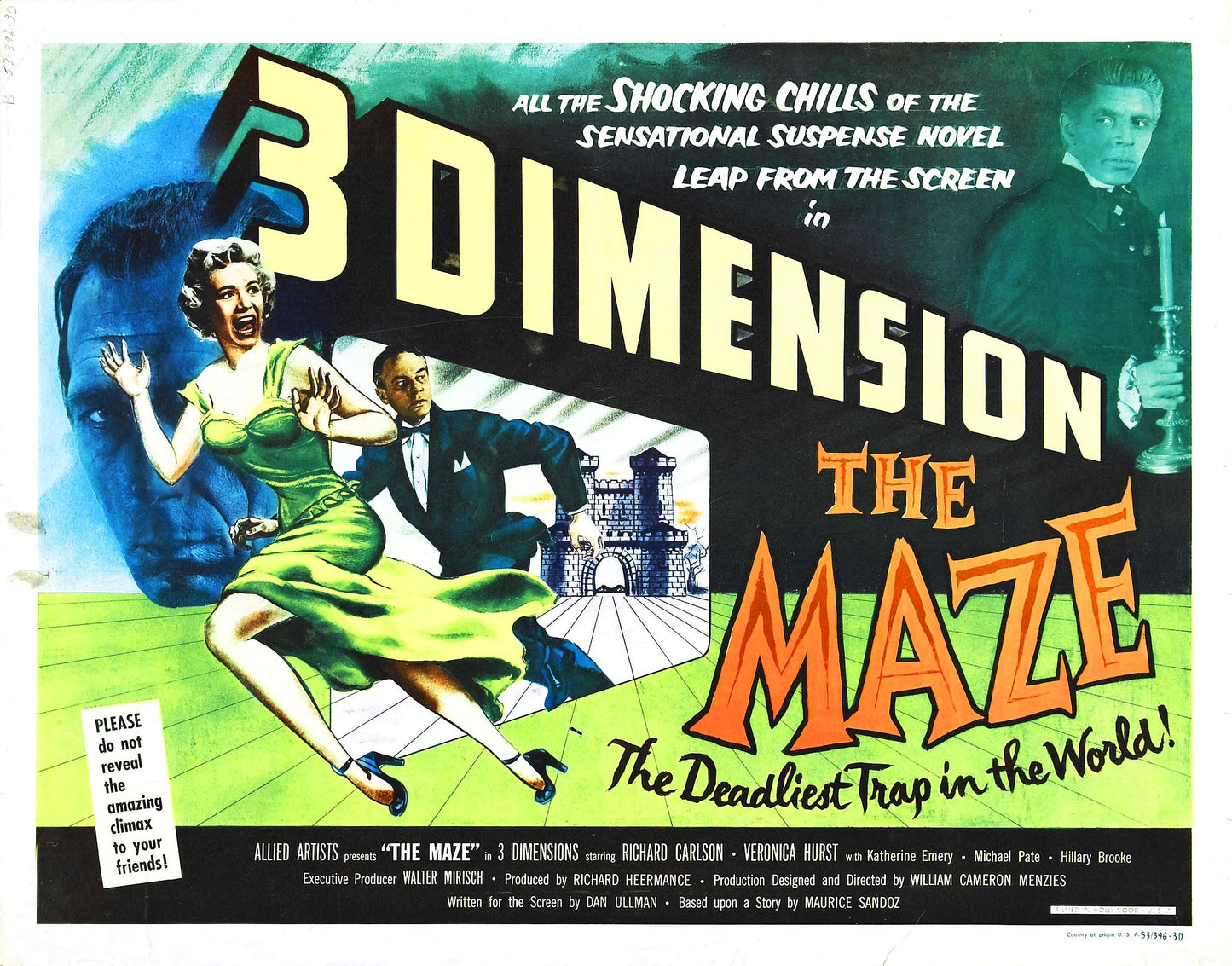 Maze 1953 03 Movie Magnet