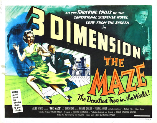 Maze 1953 03 Movie Magnet
