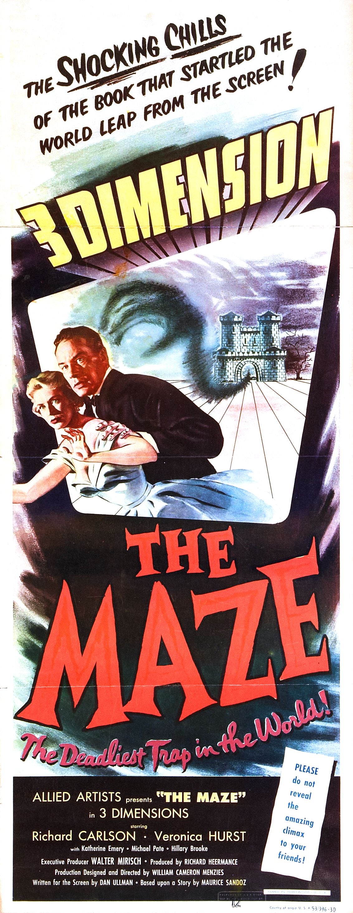 Maze 1953 04 Movie Magnet