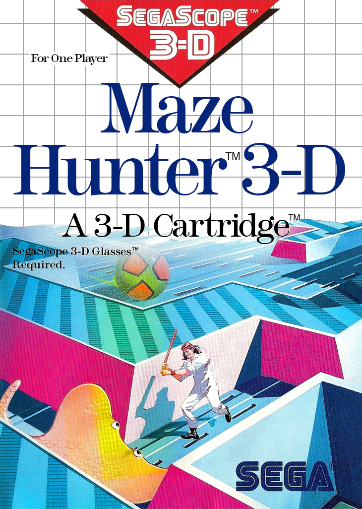 Maze Hunter 3 D Sega Master System Keychain