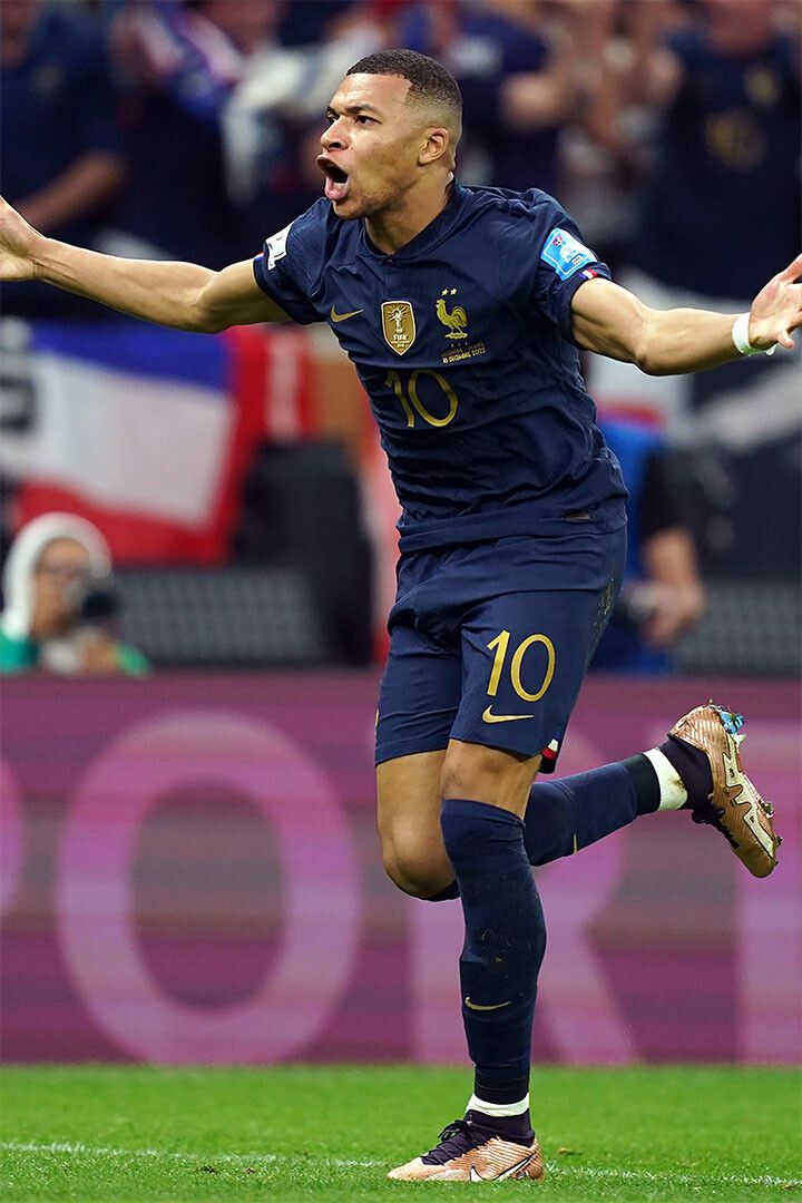 Mbappe Celebrating Goal Football Final France World Soccer Fans Jigsaw Puzzle
