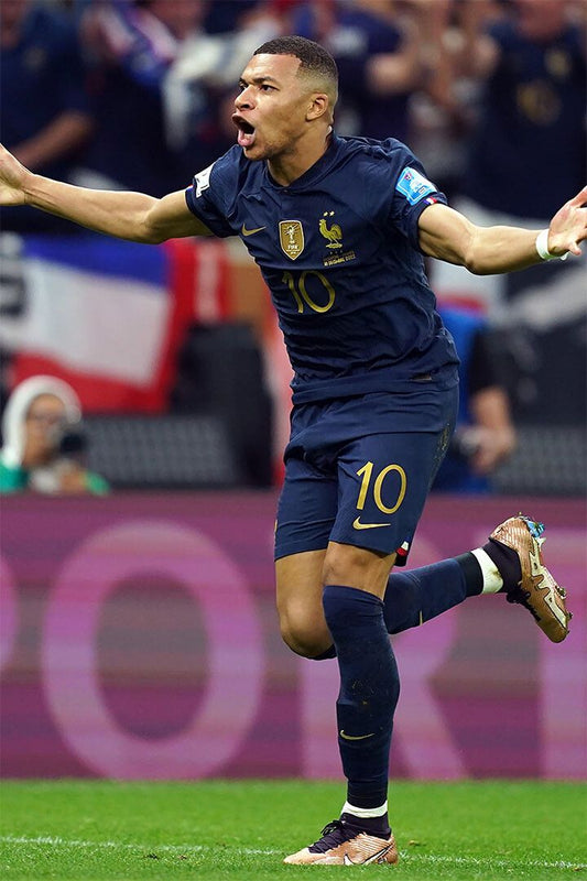 Mbappe Celebrating Goal Football Final France World Soccer Fans Jigsaw Puzzle