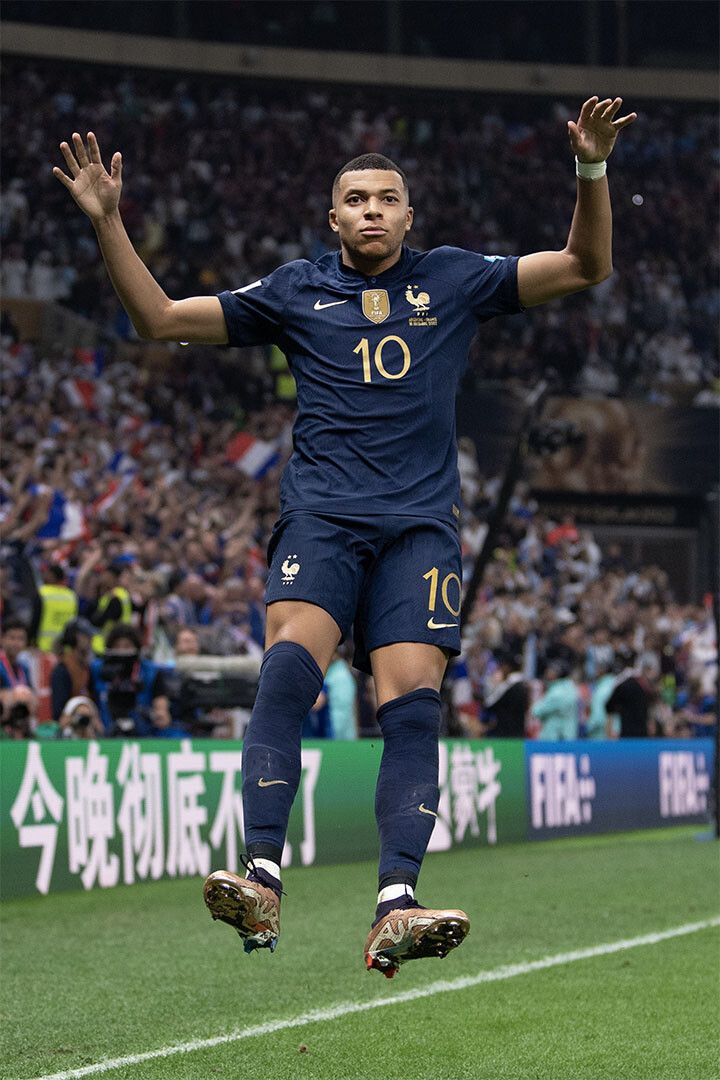 Mbappe Goal Celebration France Football World Soccer Fans Jigsaw Puzzle