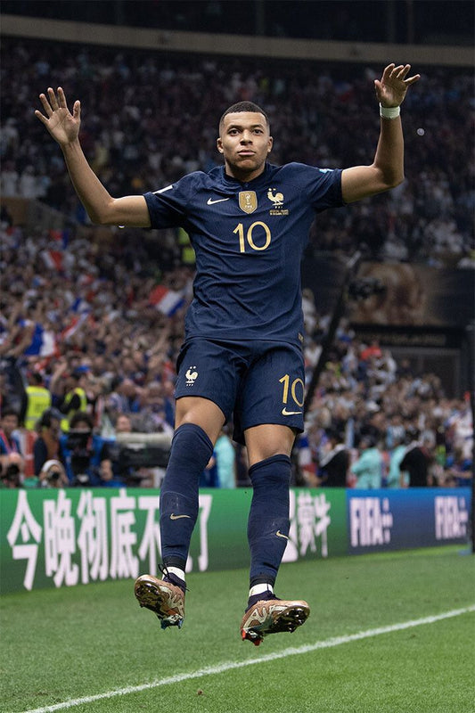 Mbappe Goal Celebration France Football World Soccer Fans Jigsaw Puzzle