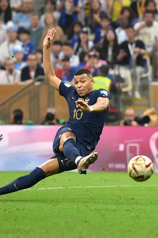 Mbappe Shooting On Goal Football Final France World Soccer Fans Jigsaw Puzzle