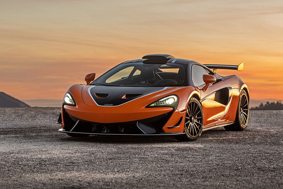 Mclaren 620R Sports Car Stunning Sunset Wall Decor Keychain