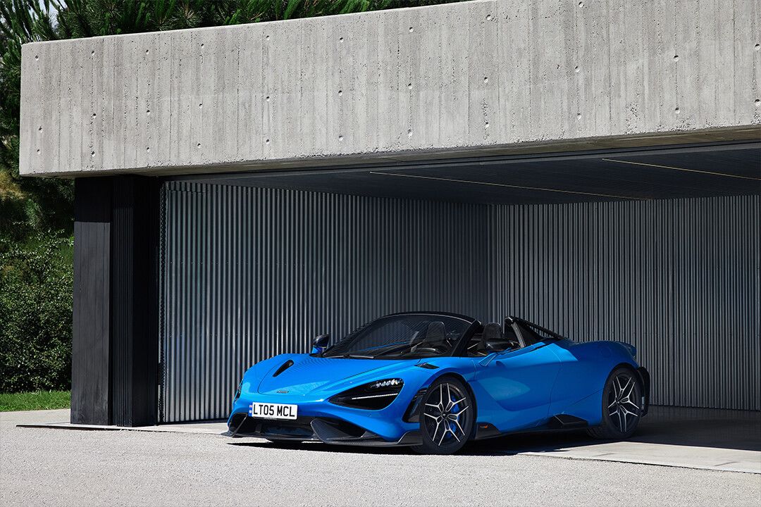 Mclaren 765Lt Blue Spider Coupe Art Wall Decor Jigsaw Puzzle
