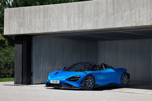 Mclaren 765Lt Blue Spider Coupe Art Wall Decor Jigsaw Puzzle