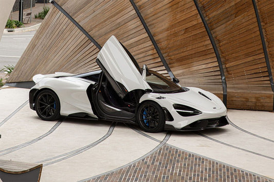 Mclaren 765Lt Spider White Racing Car Wall Indoor Decor Jigsaw Puzzle