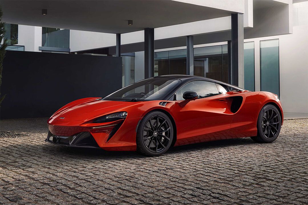 Mclaren Artura Electric Sporty Car Red Wall Indoor Decor Jigsaw Puzzle