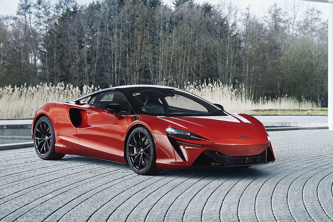 Mclaren Artura Hybrid Sports Car Red Art Home Decor Jigsaw Puzzle
