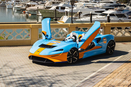 Mclaren Elva Gulf Theme Racing Car Wall Indoor Decor Jigsaw Puzzle