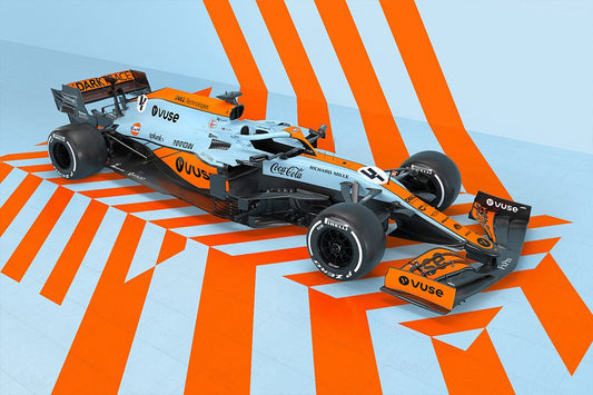 Mclaren Mcl35M Gulf Racing Car Art Home Decor Jigsaw Puzzle