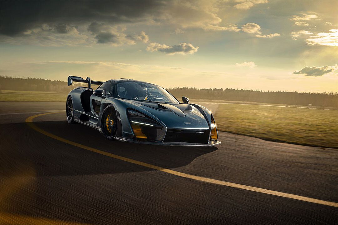 Mclaren Senna Sport Car Fast Driving Decor Wall Jigsaw Puzzle