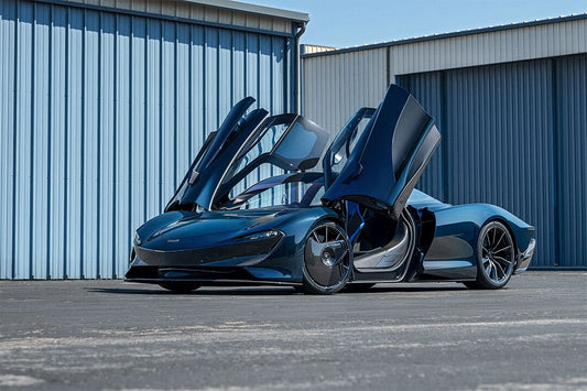 Mclaren Speedtail Blue Coupe High Performance Art Home Decor Jigsaw Puzzle