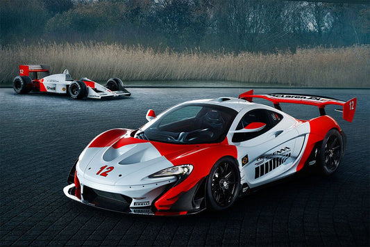 Mclaren Mso P1 Gtr Ayrton Senna Sports Car Jigsaw Puzzle