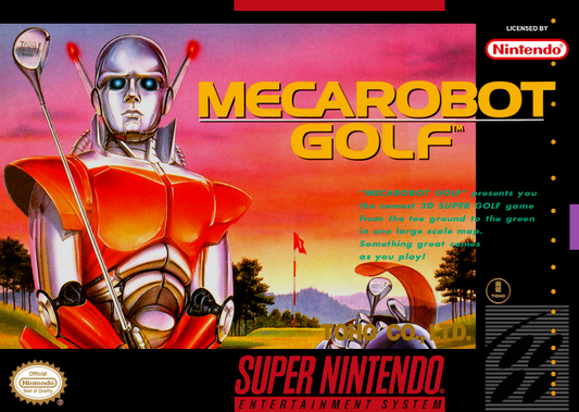 Mecarobot Golf (Usa) Snes Print Poster