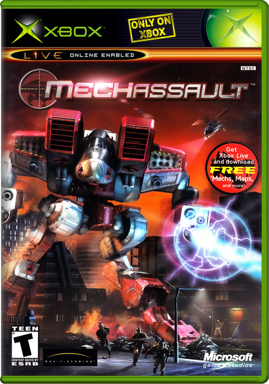 Mechassault (Usa, Europe) Xbox Print Poster