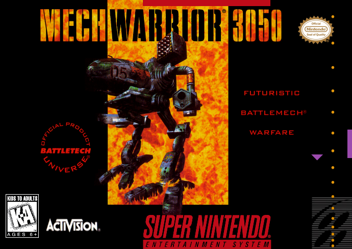 Mechwarrior 3050 (Usa) Snes Print Poster