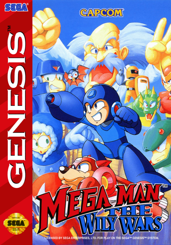 Mega Man The Wily Wars (Usa, From Genesis Mini) Genesis Print Poster