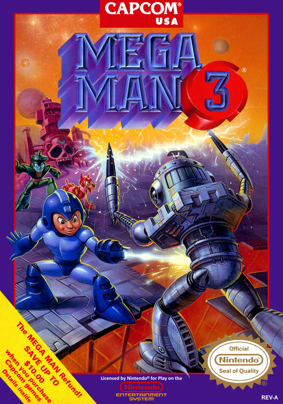 Mega Man 3 (Usa) Nes Print Poster