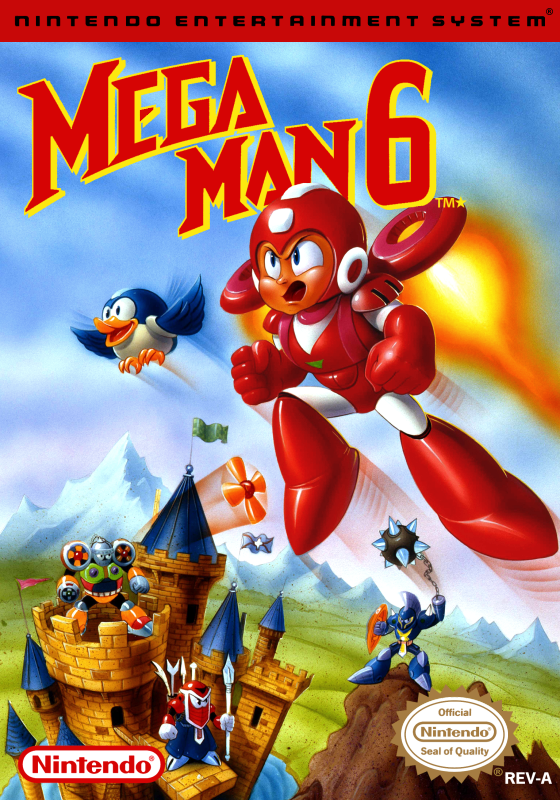 Mega Man 6 (Usa) Nes Print Poster