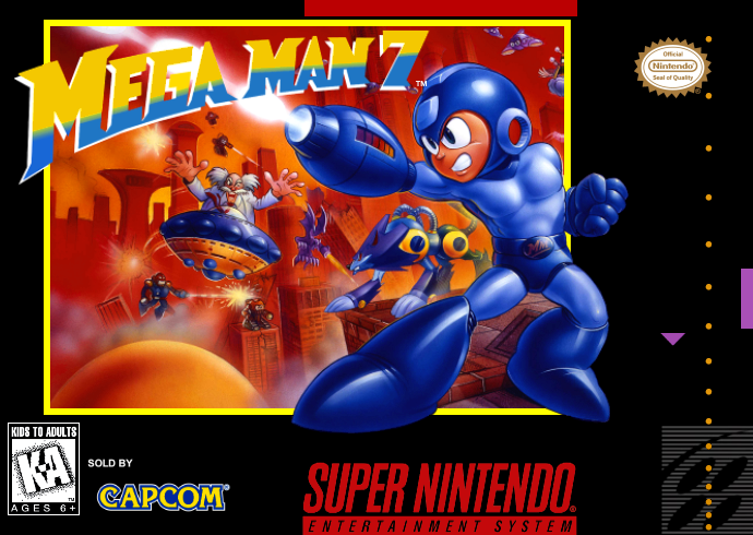 Mega Man 7 (Usa) Snes Print Poster