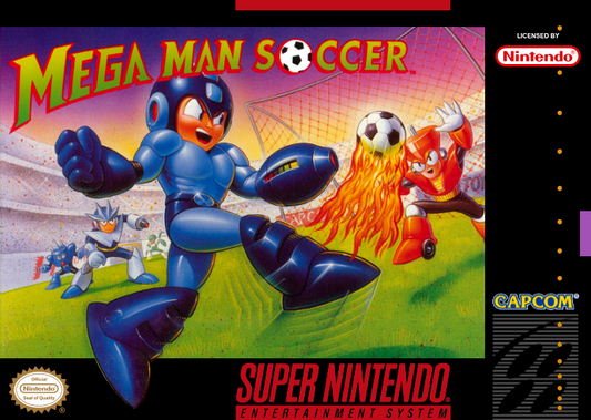 Mega Man Soccer (Usa) Snes Print Poster