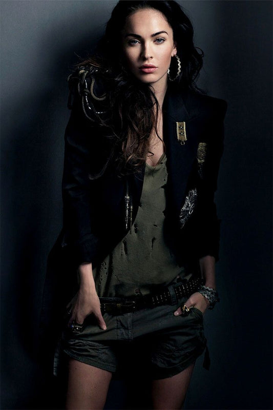 Megan Fox Movie Usa Actress Artist Model Famous Jigsaw Puzzle