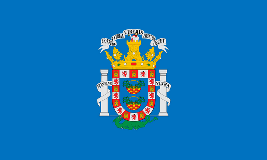 Melilla (See Commercial Use File) Flag Print Poster