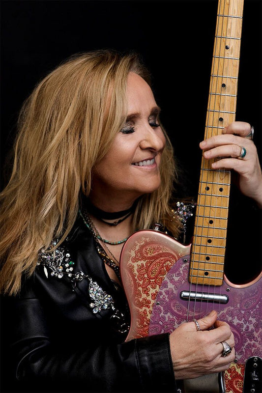 Melissa Etheridge Black Leather Painting Jigsaw Puzzle