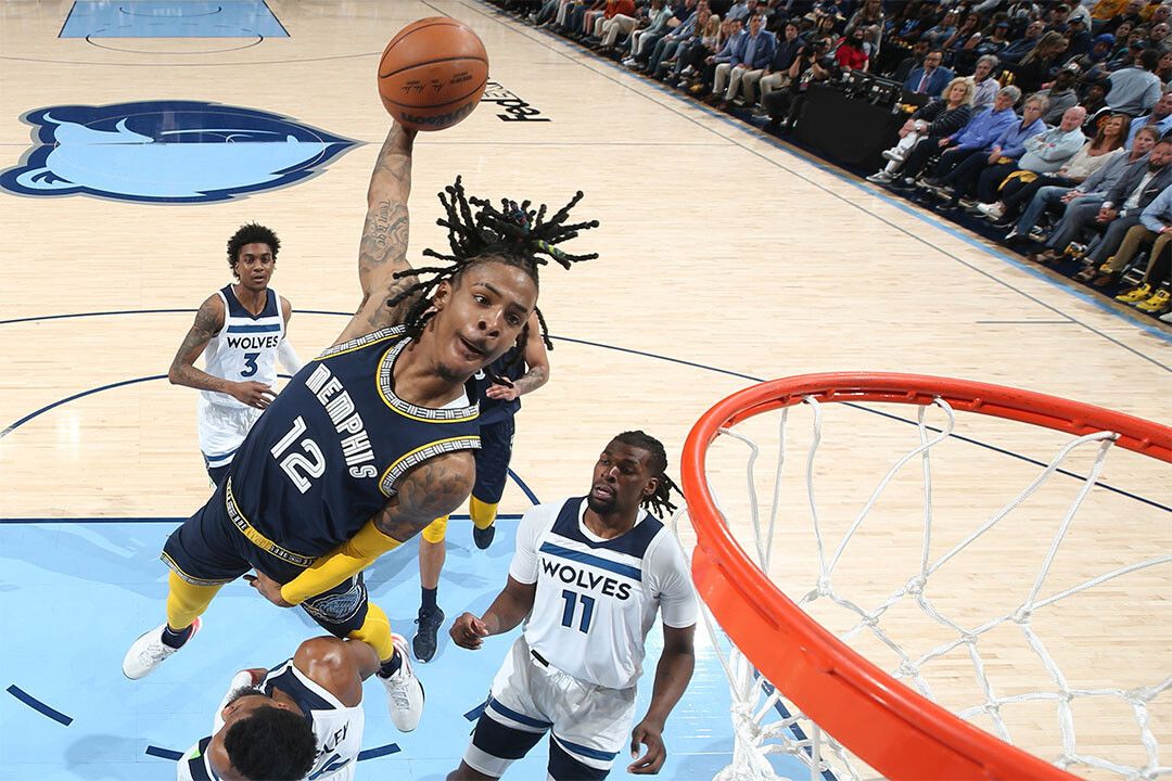Memphis Grizzlies Basketball Team Ja Morant Basketballer Jigsaw Puzzle