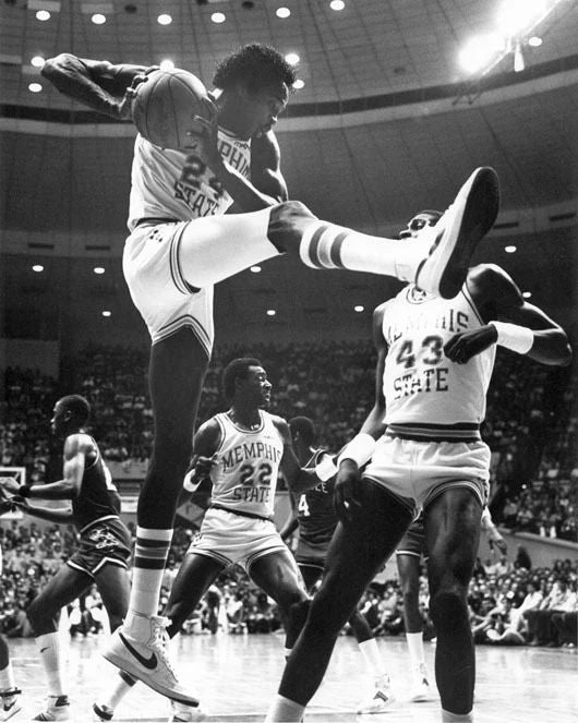 Memphis Tigers Keith Lee Glossy Magnet College Basketball Magnet