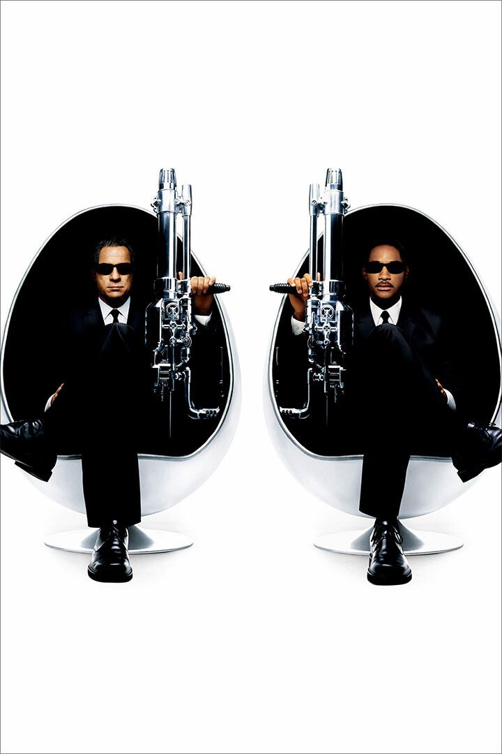 Men In Black Movie Adventure Fantasy Painting Keychain