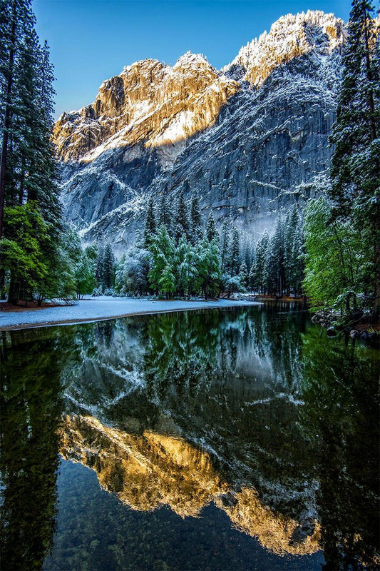 Merced River In Yosemite Wonderful View Print Jigsaw Puzzle