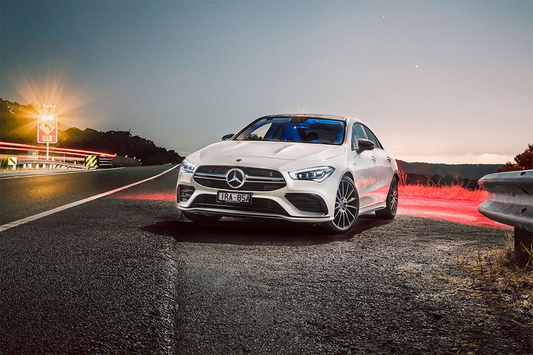 Mercedesamg Cla 35 4Matic White Decor Wall Jigsaw Puzzle