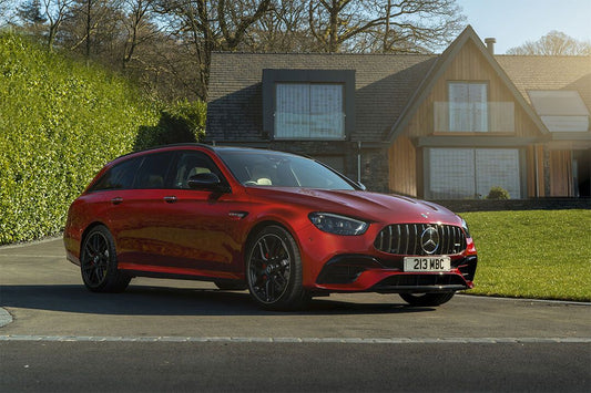 Mercedesamg E 63 S 4Matic Red Family Car Wall Decor Jigsaw Puzzle