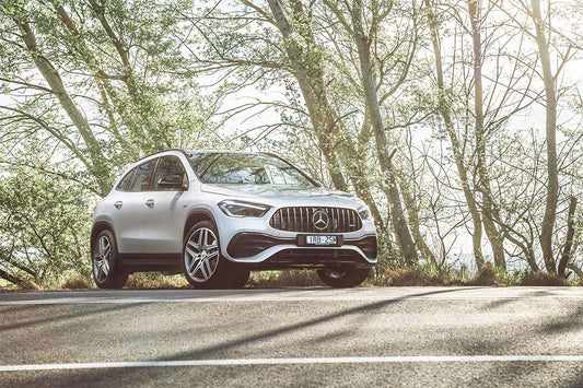 Mercedesamg Gla 35 4Matic Green Trees Nature Wall Indoor Jigsaw Puzzle