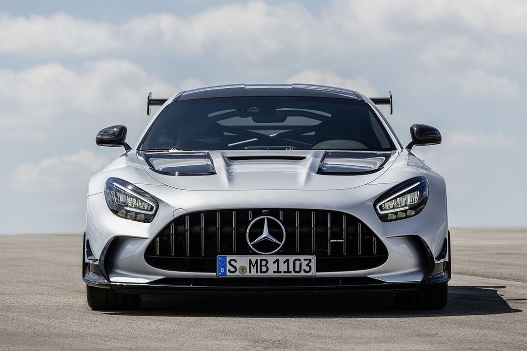 Mercedesamg Gt Black Series Front View Art Indoor Decor Jigsaw Puzzle