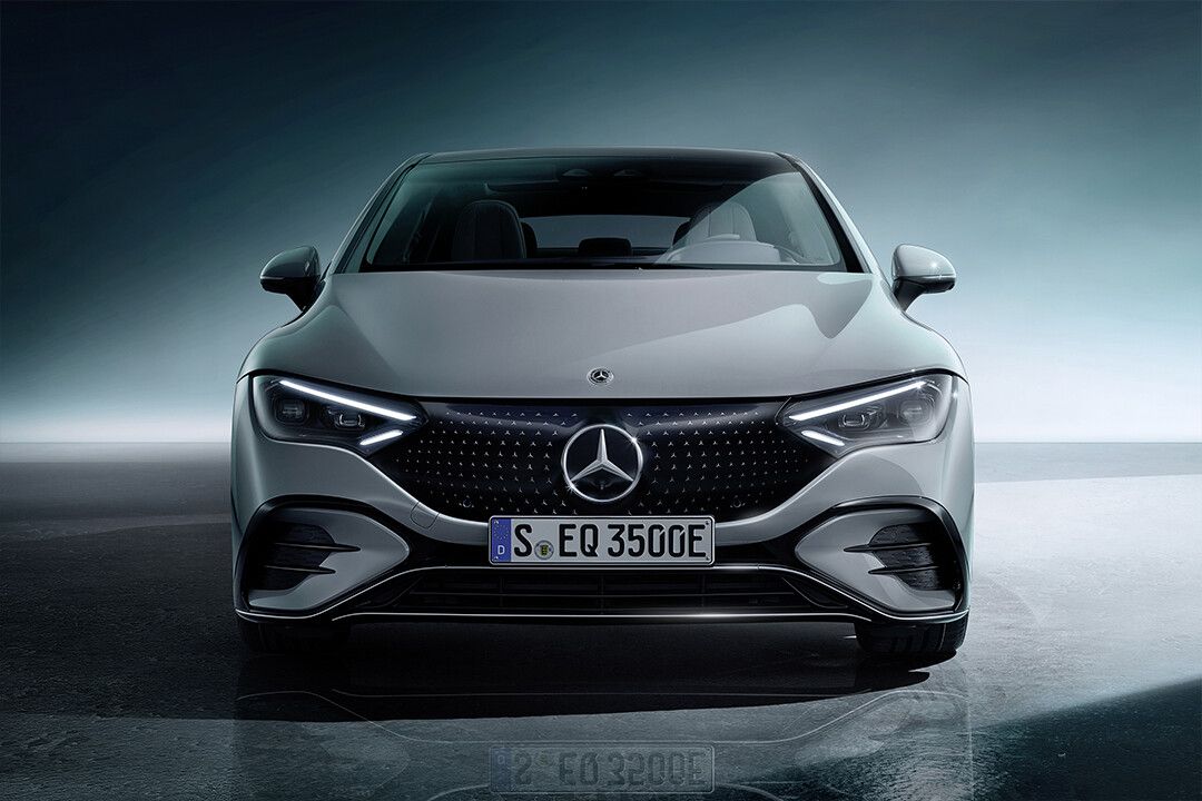 Mercedesbenz Eqe 350 Amg Front View Art Wall Decor Jigsaw Puzzle