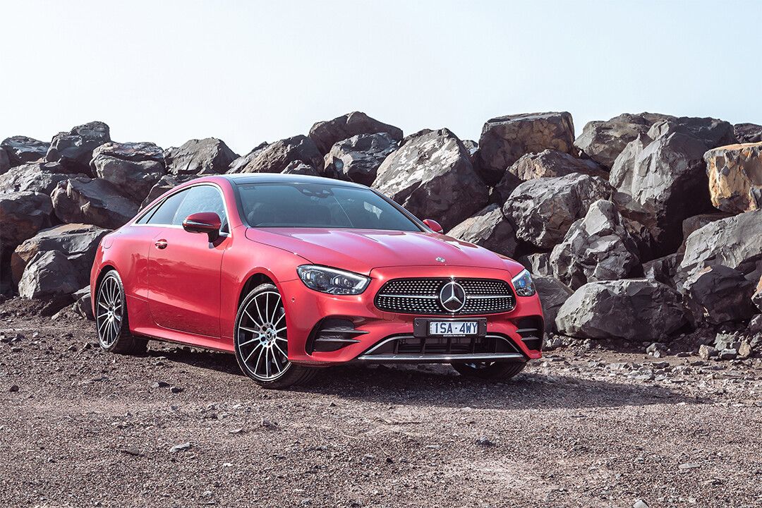 Mercedesbenz E 350 Amg Red Car Sedan Art Home Decor Jigsaw Puzzle
