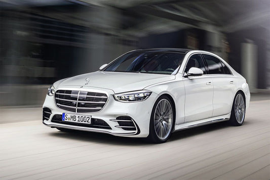 Mercedesbenz Sklasse Lang Amg Line White Art Indoor Decor Jigsaw Puzzle