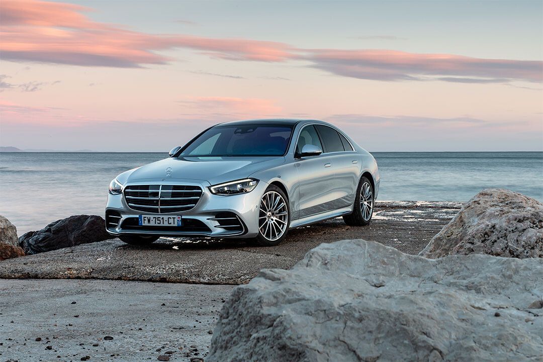 Mercedesbenz S 350 D Amg Line Seascape Wall Indoor Decor Jigsaw Puzzle