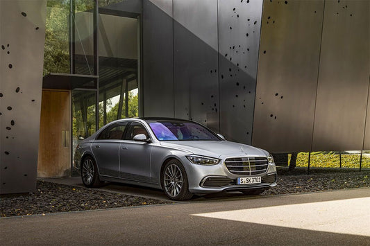 Mercedesbenz S 400 D 4Matic Silver Luxury Car Wall Indoor Jigsaw Puzzle