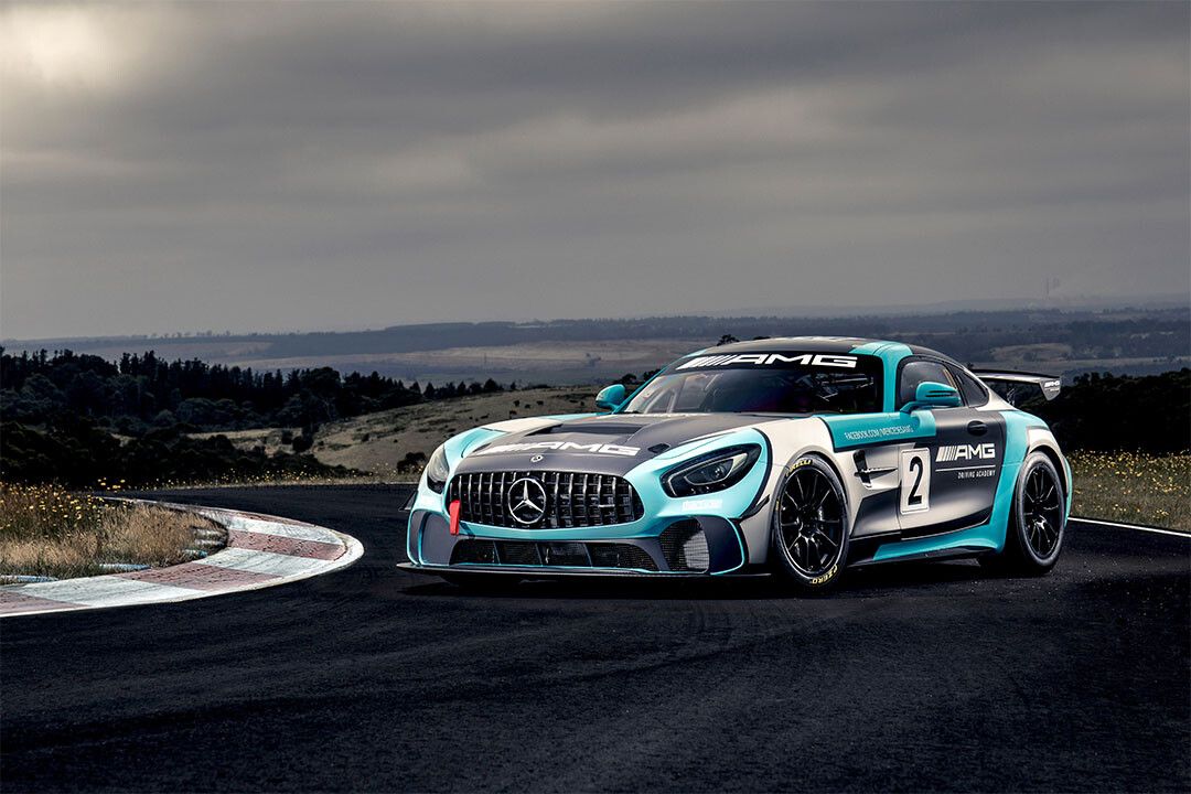 Mercedes Amg Gt4 Sports Car Expensive Car Jigsaw Puzzle