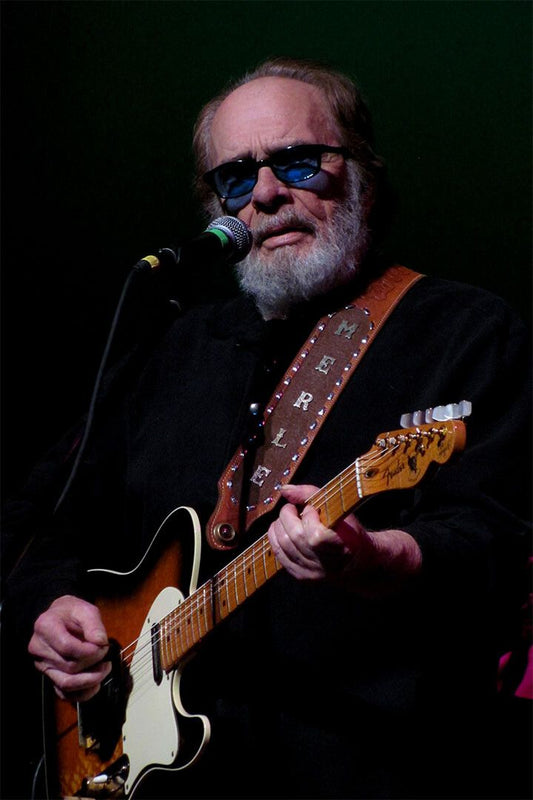 Merle Haggard In Concert American Musician Jigsaw Puzzle