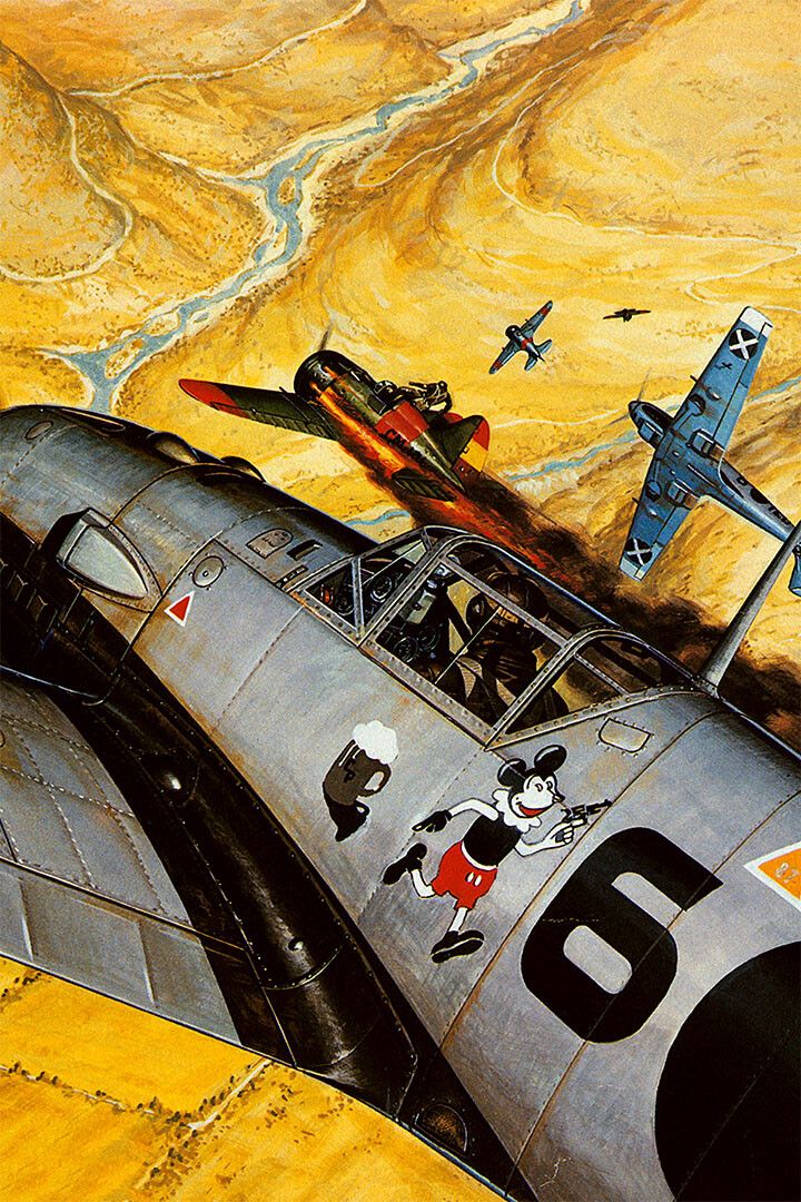 Messerschmitt Me 109 Combat Plane Flying Jigsaw Puzzle