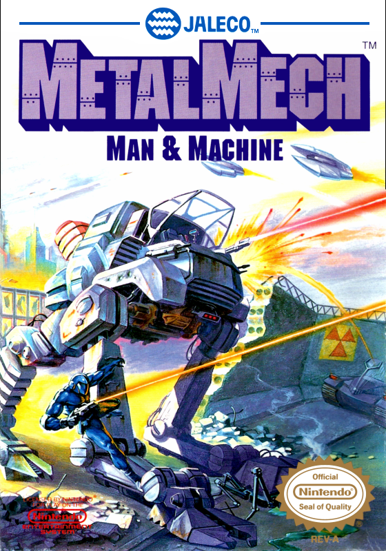 Metalmech Man & Machine (Usa) (Bordered For Nes Classic Use) Nes Print Poster