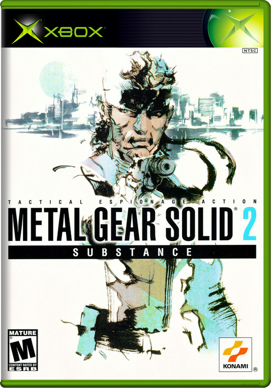 Metal Gear Solid 2 Substance Xbox Print Poster